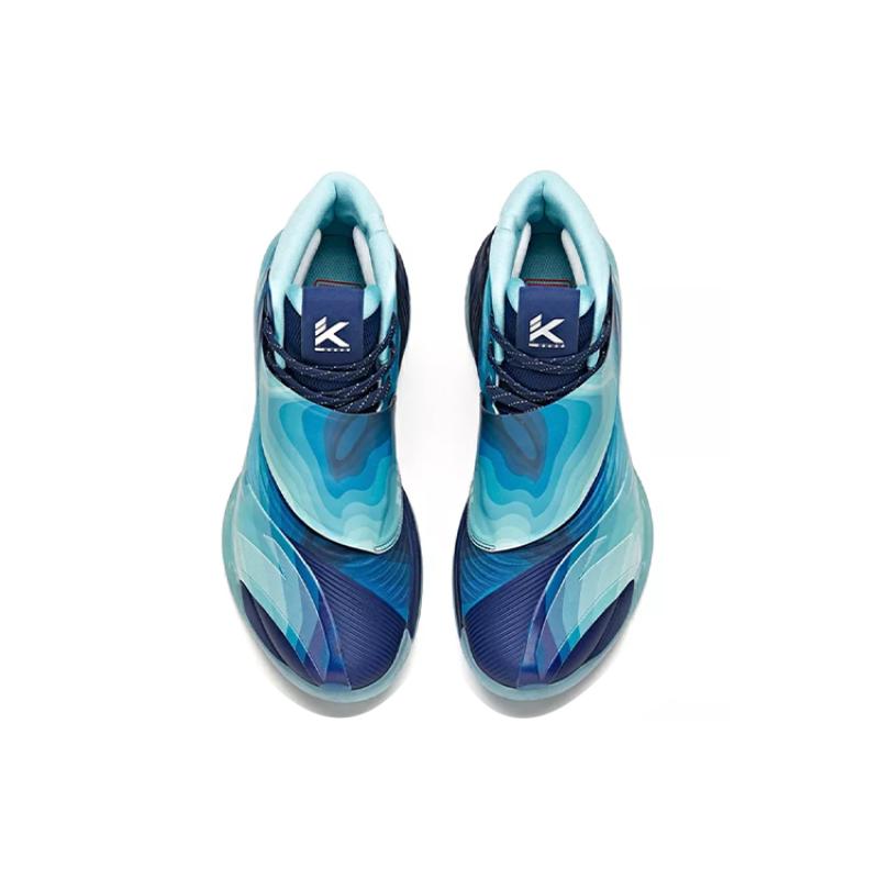 Anta KT6 KT 'Water Rhyme' Slip-Resistant Cushioning Wear-Resistant High-Top Performance Basketball Shoes Blue Sneakers 112041101-4
