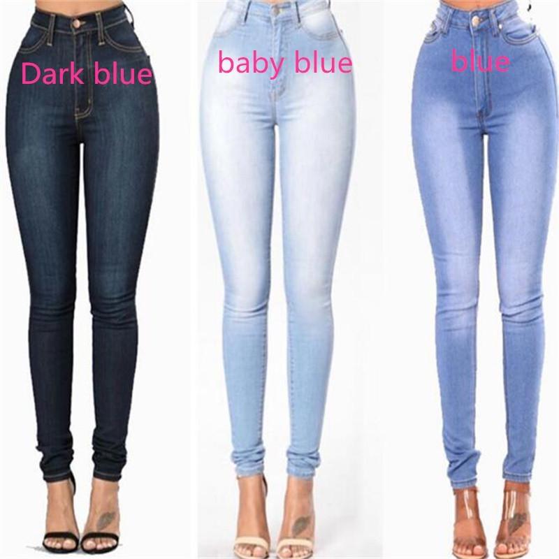 European and American Fashion Slim Fit Elastic Denim Women's Leggings