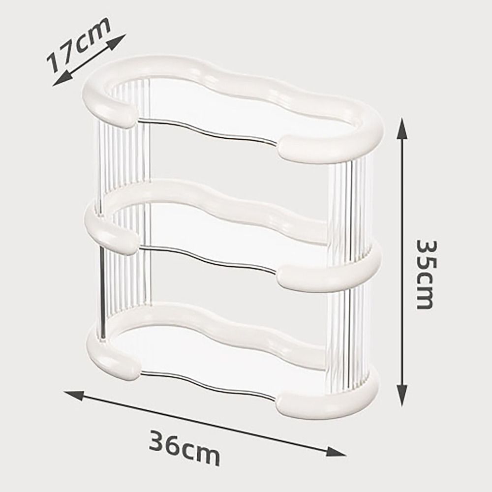 Layered Commodity Shelf Non-slip Rubber Pad Makeup Shelf Simple Shelf  Cosmetics