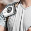 Comfortable Cooling Wearable Fan Portable Cooling Fan Fan With Led Display Feature Multi Functional Fan Lightweight And Portable