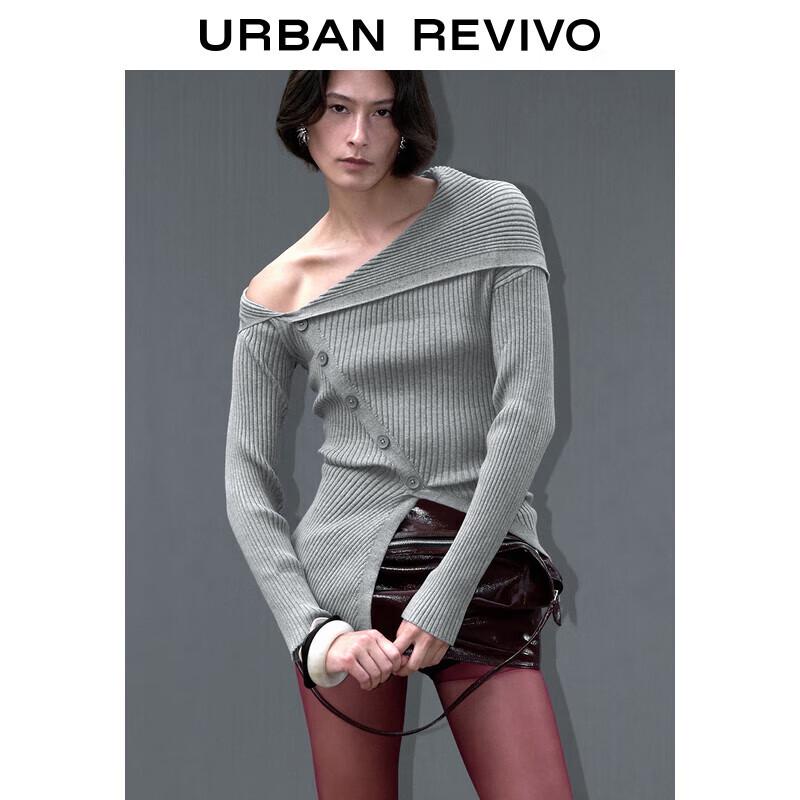 

Женский трикотажный топ с открытыми плечами серии UR Designer UWA940036 L