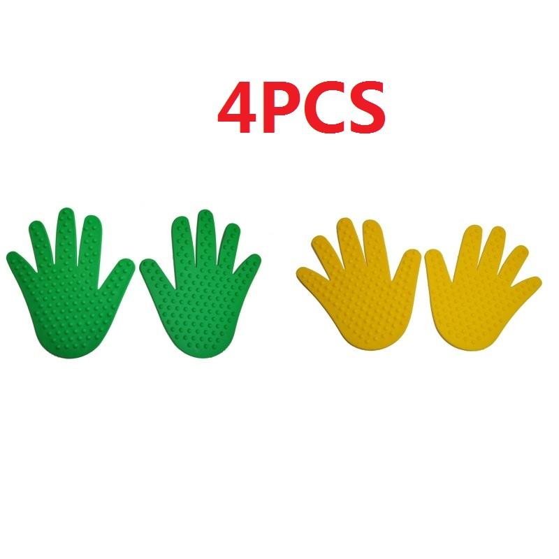 4 Stück Hand Fuß Sport Spielzeug Sensorisches Spiel Pädagogisches Spielzeug für Kinder Outdoor Indoor Krabbeln Springen Aktivität Kindergarten Pro