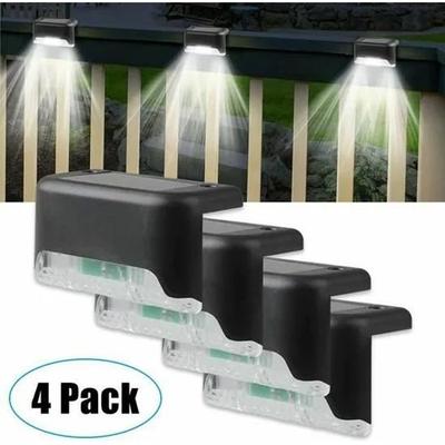Outdoor Solar Lamp - Pack of 4 - Warm White - Waterproof - Automatic Ignition
