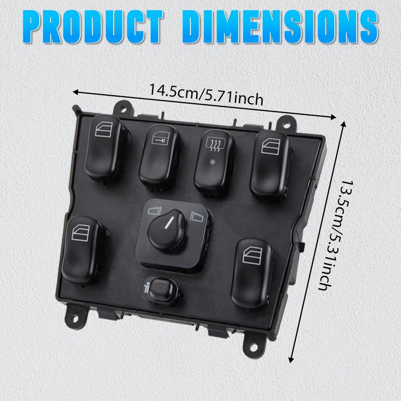 Front Left Power Window Switch  A1638206610 1638206610 For Mercedes-Benz ML320 W163 Series 1998–2003