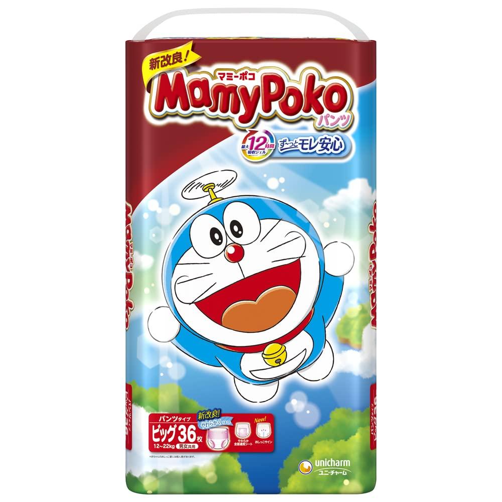 

Подгузники Big Mamy Poko Pants Doraemon 36 штук [Размер штанов] (12~22 кг)