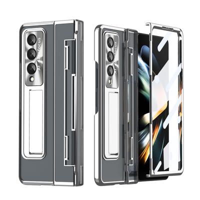 Hd Transparant Full Body Gehard Glas Film Case Voor Samsung Galaxy Z Fold 4 5g Fold3 Fold4 Fold 3 Kickstand Telefoon Cover
