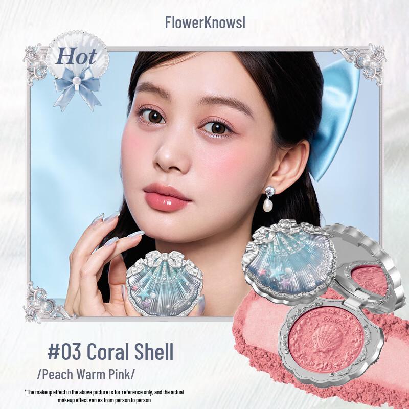 Flower Knows Shell Pearl Make-up Geschenkset