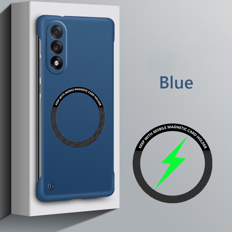 Frameless Magnetic For Magsafe Slim Case For OnePlus Nord 5 Nord5 CE5 5G Wireless Charging Hard Back Cover