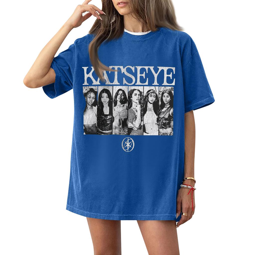 Women's Round Neck Printed Short-sleeved T-shirt Top