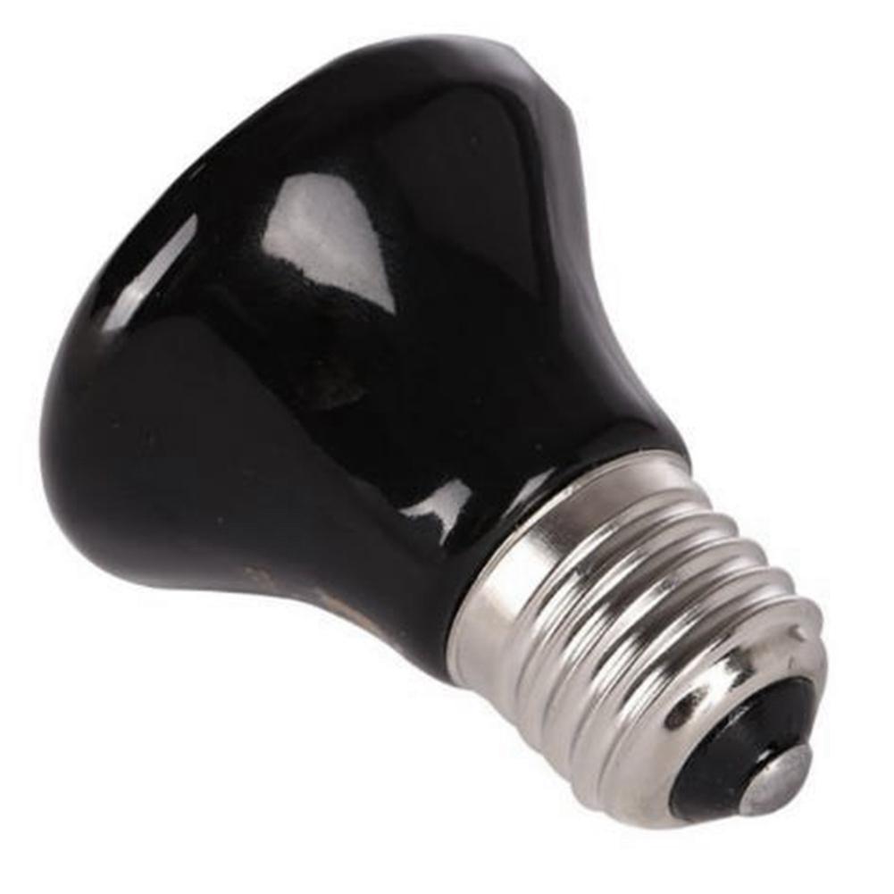 Practical-Hot E27 Pet Heating Lamp Black Infrared Emitter Heat Light Bulb Pet Brooder Reptile Lamp 220-230V