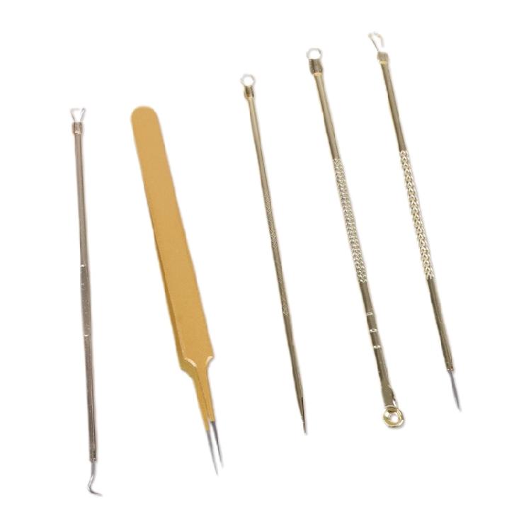 29 Pezzi Forniture per Estetista 3 Ciotole Miscelazione Oro Acciaio Inossidabile Forniture per Estetista 6 Strumenti Rimozione Punti Neri