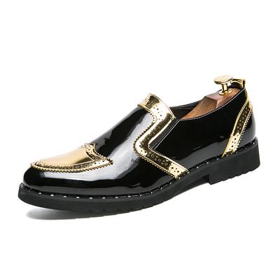 38-48 Heren Plus Size Modieuze Retro Britse Casual Leren Schoenen Zakelijke Leren Schoenen Werkschoenen