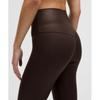 Lululemon Align  High Rise Ribbed Pant 25   Shine Radiate Foil Print Espresso