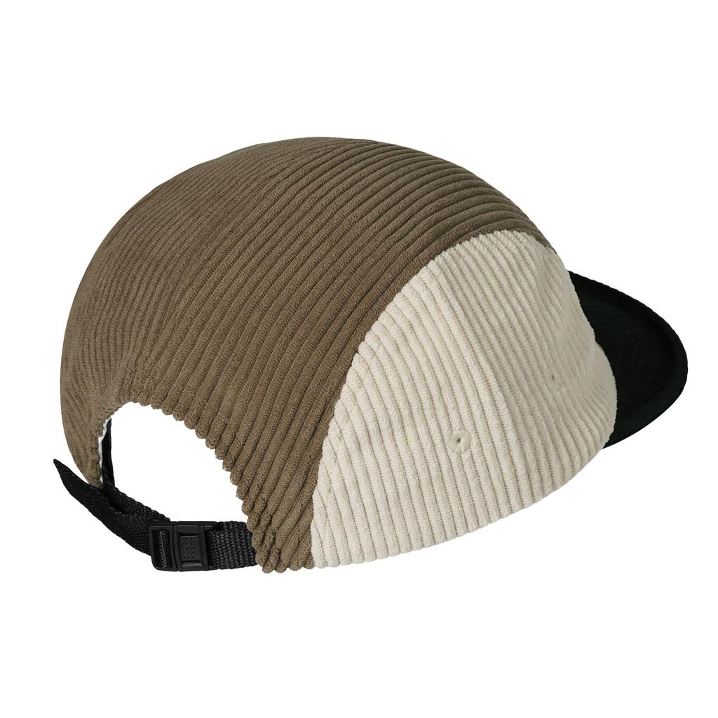 Clape Short Brim Corduroy Umpire Cap for Stylish Casual Baseball Cap for Outdoors Men's 5-Panel Fall/Winter, (Black, BSWP2585)