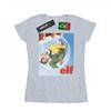 Elf Womens/Ladies Snow Globe Poster Cotton T-Shirt