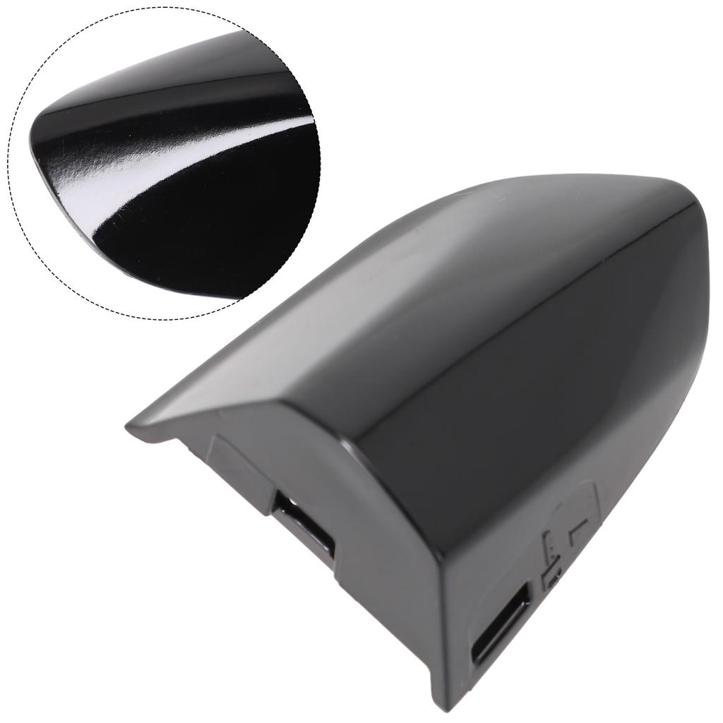 For Ford For Mustang 2015-20 Door Handle Cap Black Car Accessories FR3Z-63218A15-AA Front Left Driver Side Plastic
