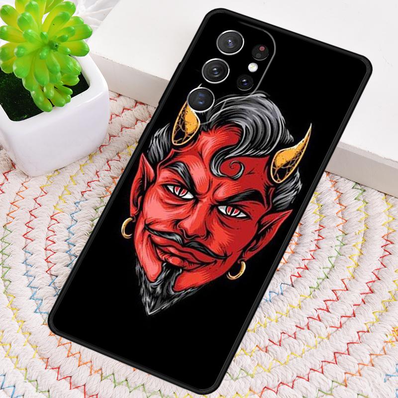 Devil Satan Phone Case for Samsung Galaxy note 10 pro S26 Ultra S23 S24 FE S25 S21 S22 PLUS shockproof Cove