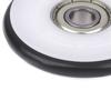 1 Piece Low Noisy Bearing Wheel O Ring Mute Elasticity Rubber Coated 625Z 695Z Roller Wheel Pulley Blackboard Fishing Tool