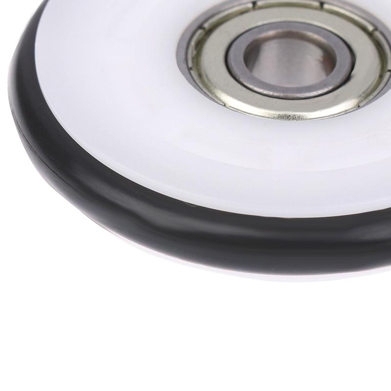 1 Piece Low Noisy Bearing Wheel O Ring Mute Elasticity Rubber Coated 625Z 695Z Roller Wheel Pulley Blackboard Fishing Tool