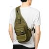 Fishing Shoulder Bag Men's Messenger Bag Camouflage  Chest Bag Suitable for Outdoor Hunting Fishing Tools Pouch