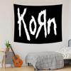 1Pc Korn Band Tapestry Heavy Metal Pop Singer Rock Music Theme Wall Hanging Indoor Decor For Bedroom Wall Art Decor