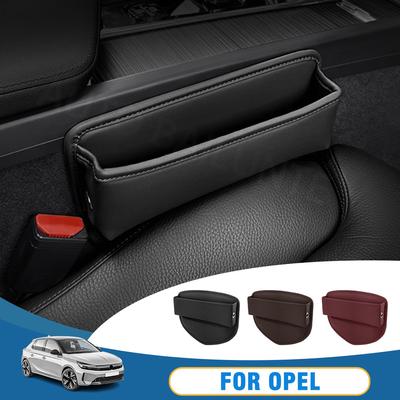 Autositz-Lücken-Organizer Aufbewahrungsbox Leder Für Opel Astra F G H J K Corsa B C D E F OPC Mokka Insignia Crossland Zubehör