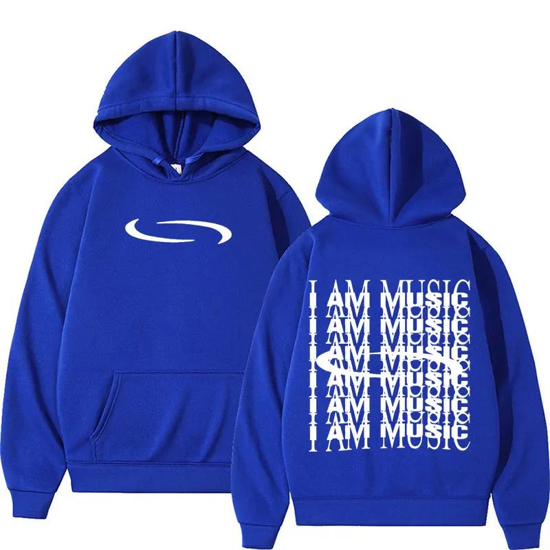 Playboi Carti I AM MUSIC Logo Hoodie Opium Ken Carson Narcissist Tour Antagonist Rap Sweatshirt Men Casual loose Oversized Hoody