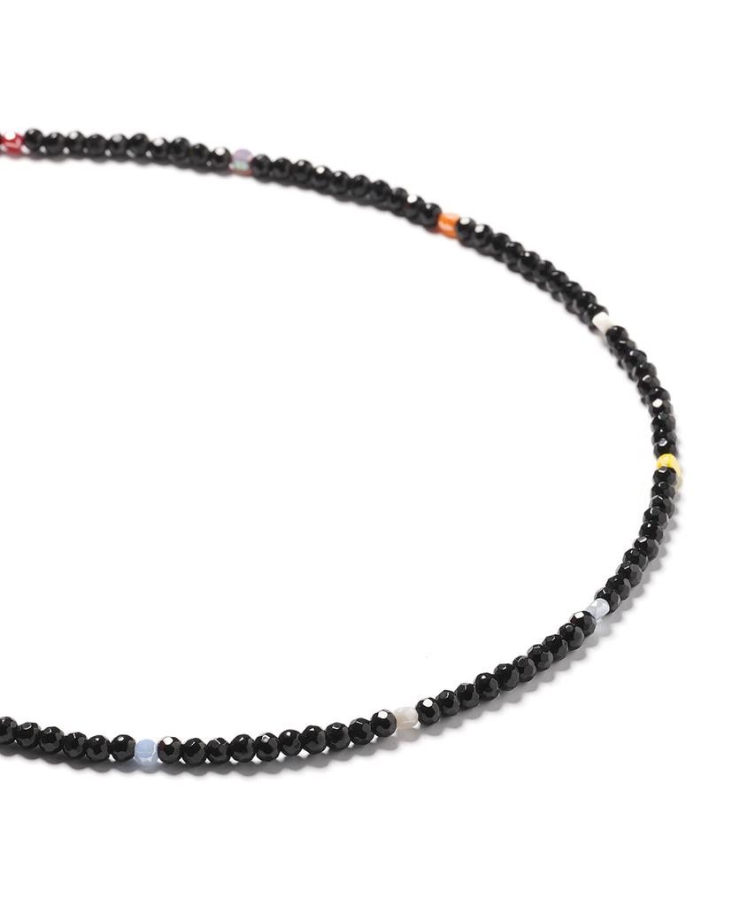 Polalita Black Candy Color Point Necklace (Plt-Nl-016_Bk)