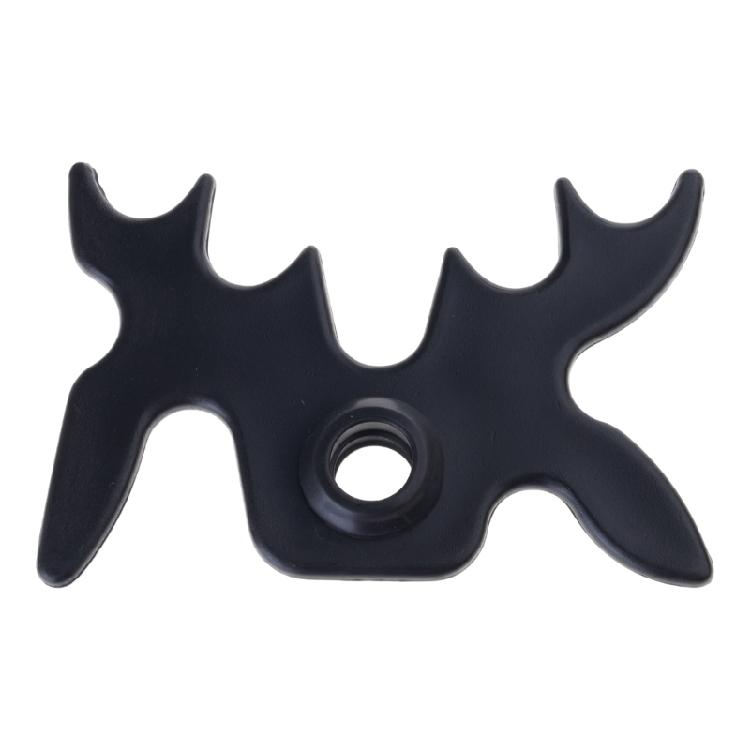 Pool Billiard Cue Bridge Head Plastic Slip-On Bridge Portable Mooseheads Bridge Head Billiards Pool Cue Accessory 1