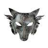 Animal Wolf Head Mask Halloween Masquerade Party Performance Supplies Werewolf Handmade DIY