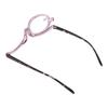 Make-up Lesebrille Einzelglas Vergrößerungs Flip-Down Rotierende Make-up Brille für Augen +2,50