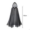 Witch Cape for Halloween Celebrations with Hooded Cloak And Accessories