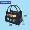 Versatile Insulated Lunch Bag with Fruit & Snail Design - Perfect for School, Office, Picnics & Beach Outings