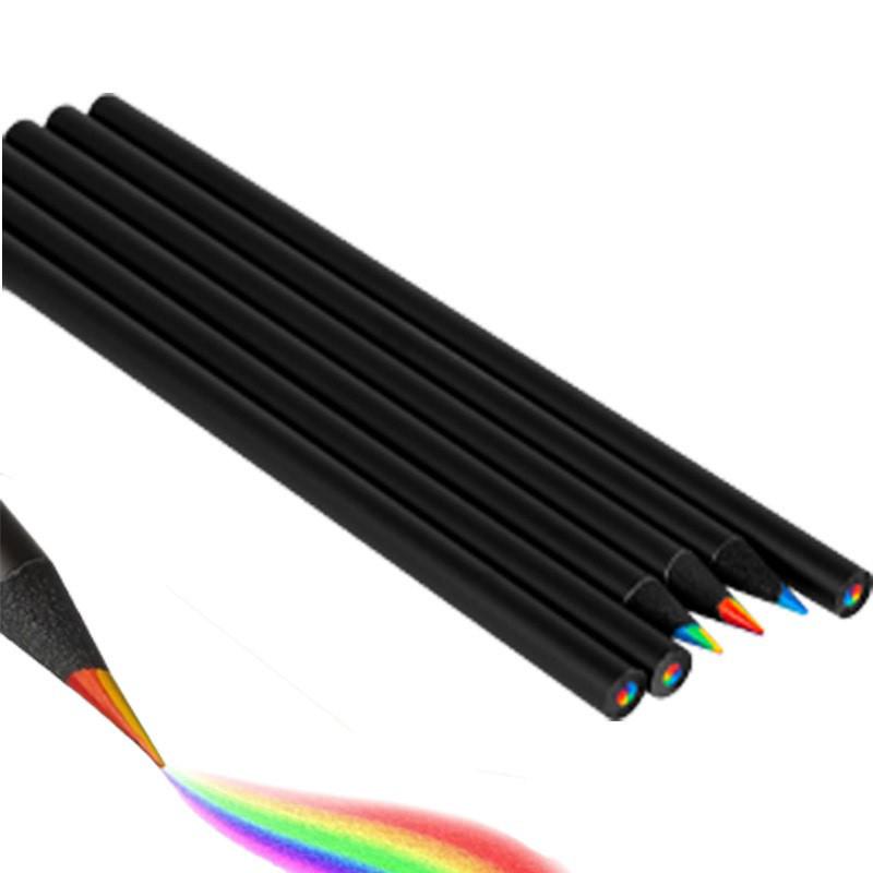 Blackwood Regenbogenstift: 7-Farben Kern Kreativ Farbstift für Kinderkunst