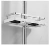 Adjustable No-Drill Shower Head Holder & Bathroom Tray with Loofah Hook