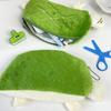 1pcs Cute tortoise student pencil case office stationery storage bag kids kawaii school supplies rubber pencil storage bag