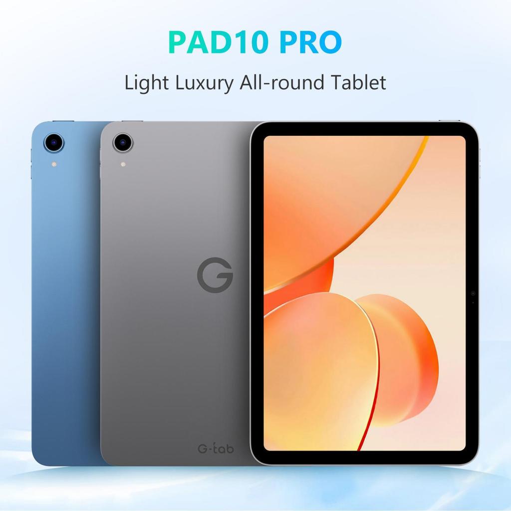 G-tab PAD10 PRO NEO 10.1"Android Tablet for Home learning,6580mAh High Capacity battery,2.0GHz Octa-core processor,2.4G/5G Dual Band Wi-Fi.