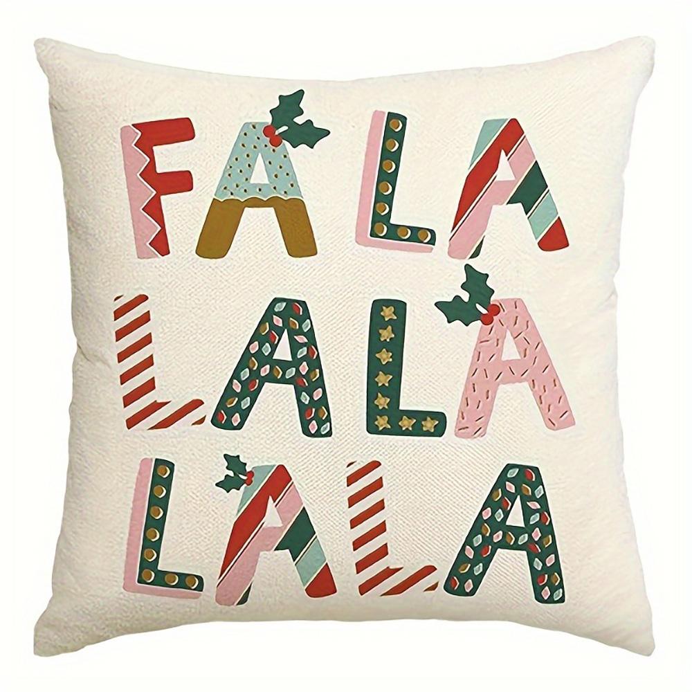 1pcs Christmas-themed Pillow Covers Set ,Suitable for Christmas Home Decoration Pillowcase, Without Pillow Core.