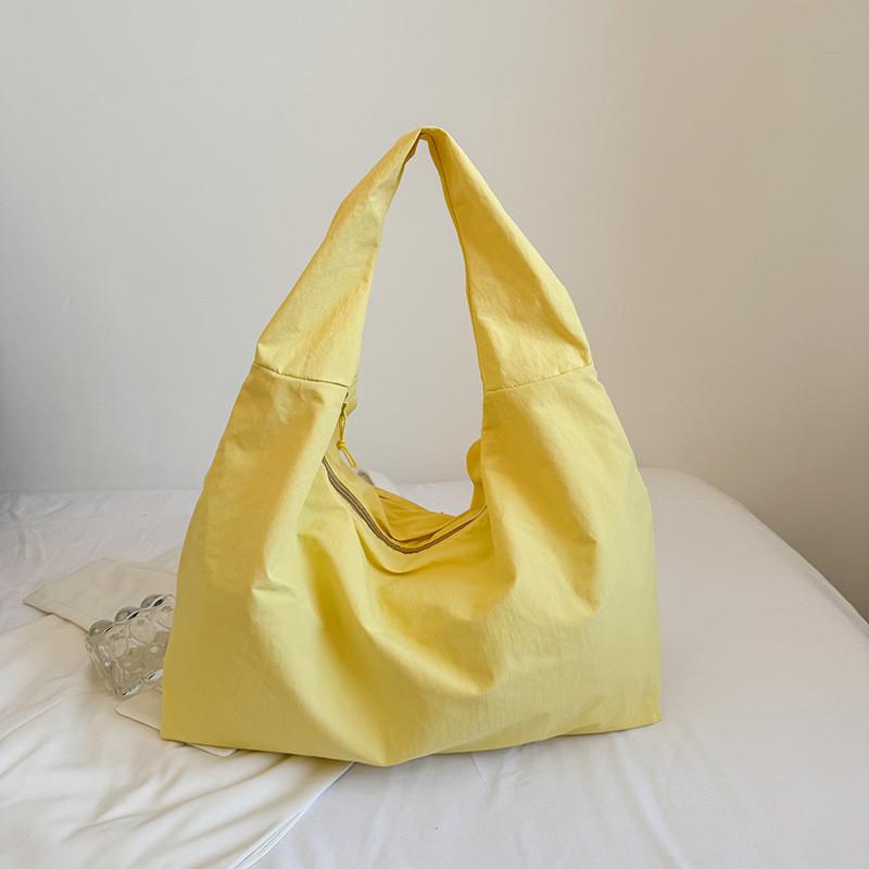 Street Style Womens Nylon Shoulder Bag With Durable Stitching And Mobile Pocket