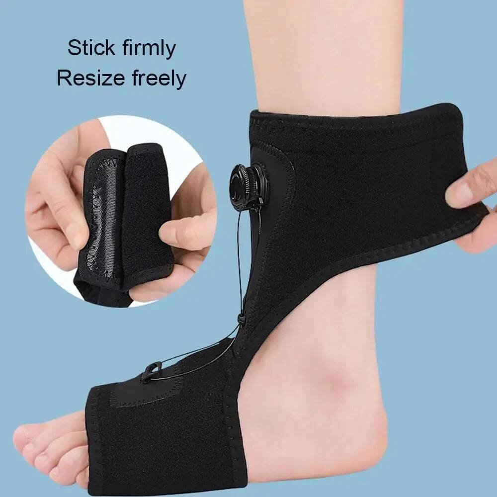 1PCS Compression Plantar Fasciitis Night Splint,drop Foot Orthopedic Brace Adjustable Rotating Knob Sleep Support For Foot Drop