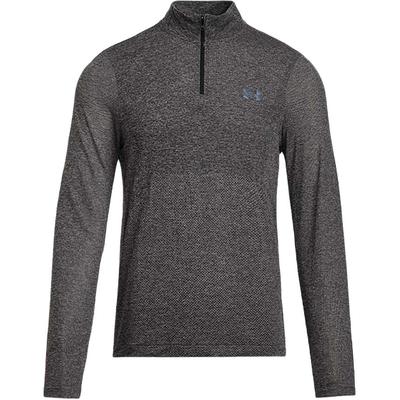Nahtloser Schritt Halbhoher Kragen Einfarbige Bequeme Freizeit-Funktions-Langarm-T-Shirts Herren Oberteile Dämmerungsgrau Rosa 1378168-009