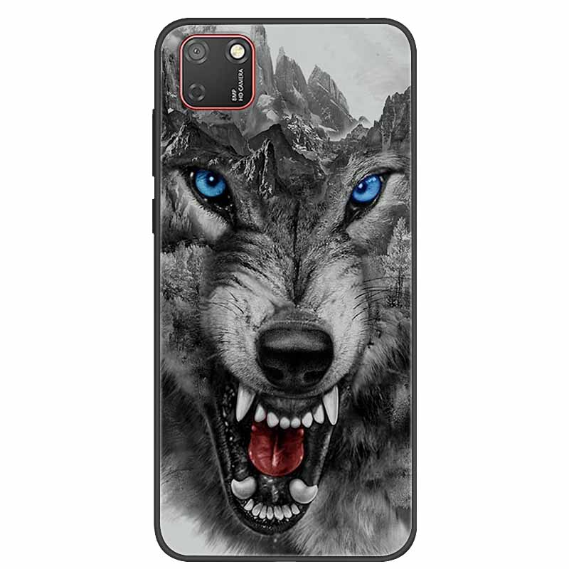 For Huawei Y5P Case Black Bumper Silicone TPU Soft Phone Cover For Huawei Y5P 2020 DRA-LX9 Y5 P Case Cartoon Fundas Y 5P