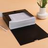 9pcs A4 Size Foldable Document Binder, Thickened PP Material, Vertical Accounting Voucher Document Storage Box with Label Holder
