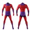 Adult Full Body Jumpsuit Costume with Cape and Mask Suitable for Cosplay Events and Themed Parties High Quality Stretch Fabric Design