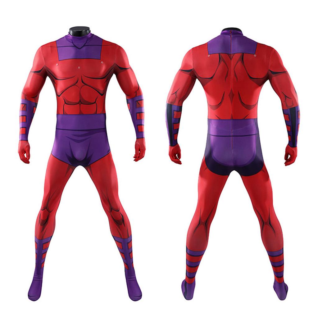 Adult Full Body Jumpsuit Costume with Cape and Mask Suitable for Cosplay Events and Themed Parties High Quality Stretch Fabric Design