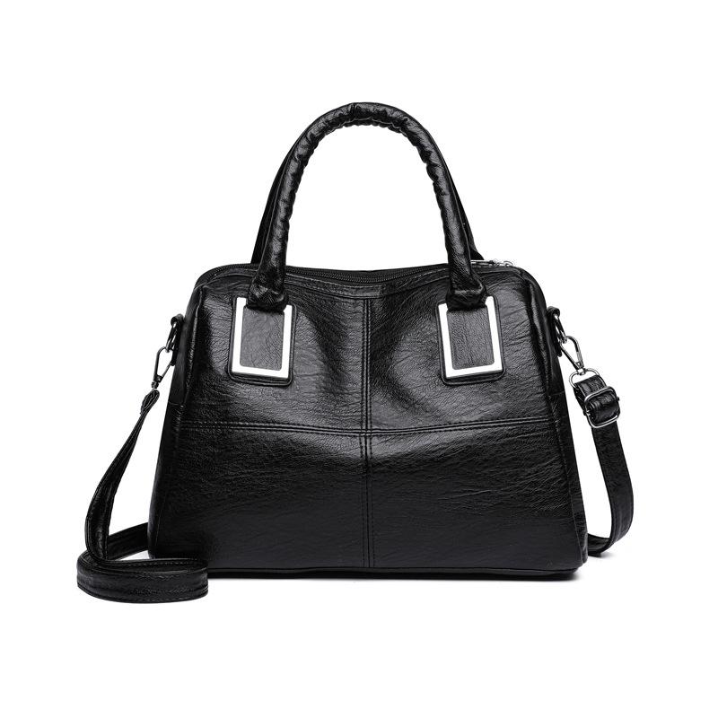 Handbag New women's bag Large capacity women's shoulder fashion soft leather tote bag Going messenger bag