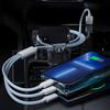 240W 3-in-1 USB-C & Micro USB Fast Charger for iPhone Samsung Xiaomi Poco - High Speed Multi-Device Cable