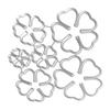Die Cut Anti-deform Easy Use Carbon Steel Flower Petal Pattern DIY Template Mould for Scrapbook