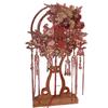 Luxury Double-Sided Phoenix Round Fan: Ancient Style Xiuhe Dress Fan for Brides and Best Friends