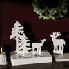 Professional Silicone Christmas Tree Standing Elk Mold Easy Demolding Design Candle Holder Mold for DIY Projects